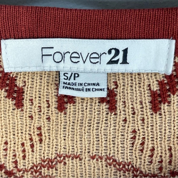 Forever 21 Long Sleeve Sweater Women size Small - Picture 8 of 8